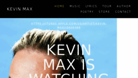What Kevinmax.com website looked like in 2015 (8 years ago)
