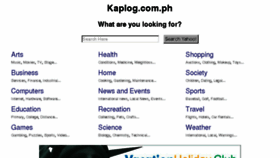 What Kaplog.com.ph website looked like in 2015 (8 years ago)