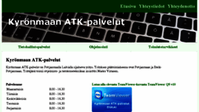 What Kyronmaan-atk-palvelut.fi website looked like in 2015 (8 years ago)