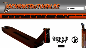 What Kickbikebutiken.se website looked like in 2015 (8 years ago)