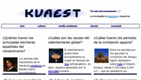 What Kuaest.com website looked like in 2015 (8 years ago)