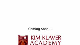 What Kimklaveracademy.com website looked like in 2015 (8 years ago)