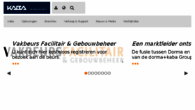 What Kaba.nl website looked like in 2015 (8 years ago)