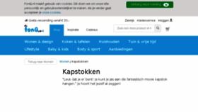What Kapstokkenwinkel.nl website looked like in 2015 (8 years ago)