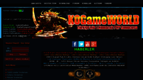 What Kogameworld.com website looked like in 2015 (8 years ago)