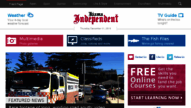 What Kiamaindependent.com.au website looked like in 2015 (8 years ago)
