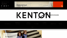 What Kentonmagazine.com website looked like in 2016 (8 years ago)