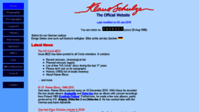 What Klaus-schulze.com website looked like in 2016 (8 years ago)