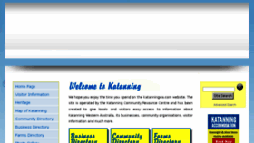 What Katanningwa.com website looked like in 2016 (8 years ago)