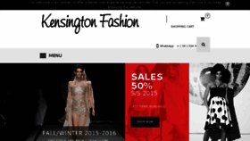 What Kensingtonfashion.com website looked like in 2016 (8 years ago)