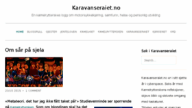 What Karavanseraiet.no website looked like in 2016 (8 years ago)