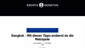 What Kreativmoneten.de website looked like in 2016 (9 years ago)
