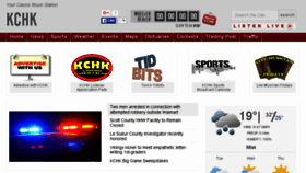 What Kchkradio.net website looked like in 2016 (8 years ago)