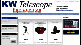What Kwtelescope.com website looked like in 2016 (8 years ago)