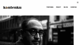 What Kontenku.com website looked like in 2016 (8 years ago)