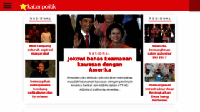 What Kabarpolitik.com website looked like in 2016 (8 years ago)