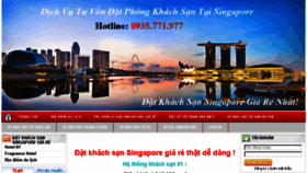 What Khachsansingapore.com.vn website looked like in 2016 (8 years ago)