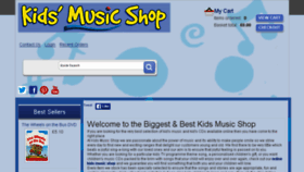 What Kidsmusicshop.co.uk website looked like in 2016 (8 years ago)
