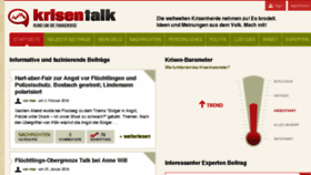 What Krisentalk.de website looked like in 2016 (8 years ago)