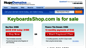 What Keyboardsshop.com website looked like in 2016 (8 years ago)