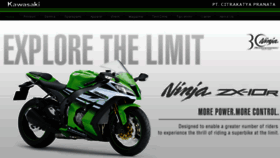 What Kawasakimotor.co.id website looked like in 2016 (8 years ago)
