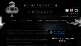 What Kenmargoe.com website looked like in 2016 (8 years ago)