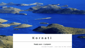 What Kornati.hr website looked like in 2016 (8 years ago)