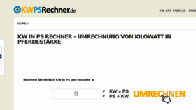 What Kwpsrechner.de website looked like in 2016 (8 years ago)