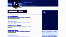 What Kidsfunlist.com website looked like in 2011 (13 years ago)