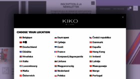 What Kikocosmetics.fr website looked like in 2016 (8 years ago)