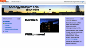 What Koeln.abitur-online.net website looked like in 2016 (8 years ago)