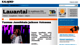 What Kalajokiseutu.fi website looked like in 2016 (8 years ago)