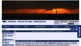What Kuestenforum.de website looked like in 2016 (8 years ago)