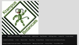 What Krampusbotanicals.com website looked like in 2016 (8 years ago)