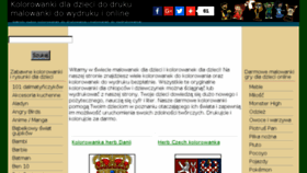 What Kolorowanki-dla-dzieci.org website looked like in 2016 (9 years ago)