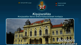 What Kisujszallas.hu website looked like in 2016 (9 years ago)