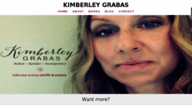 What Kimberleygrabas.com website looked like in 2016 (8 years ago)