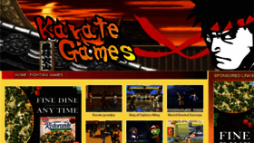 What Karategames.info website looked like in 2016 (8 years ago)