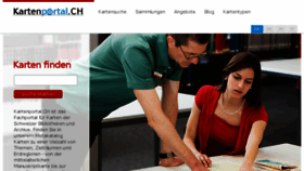 What Kartenportal.ch website looked like in 2016 (8 years ago)