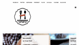 What Kuzinavanje.com website looked like in 2016 (9 years ago)