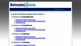 What Kontoservice.at website looked like in 2016 (8 years ago)