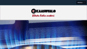 What Kaasuvalo.fi website looked like in 2016 (8 years ago)