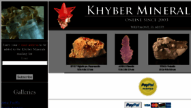 What Khyberminerals.com website looked like in 2016 (9 years ago)