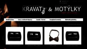What Kravaty-motylky.cz website looked like in 2016 (8 years ago)