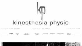 What Kinephys.com website looked like in 2016 (8 years ago)