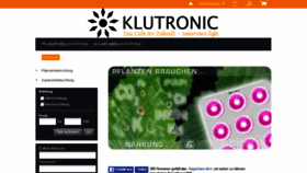 What Klutronic.com website looked like in 2016 (8 years ago)