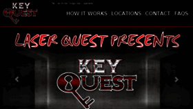 What Keyquestescaperoom.com website looked like in 2016 (8 years ago)
