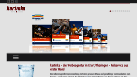 What Kartinka.de website looked like in 2016 (8 years ago)