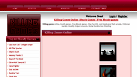 What Killing-games.net website looked like in 2016 (8 years ago)