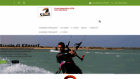 What Kitesurfostia.it website looked like in 2016 (8 years ago)